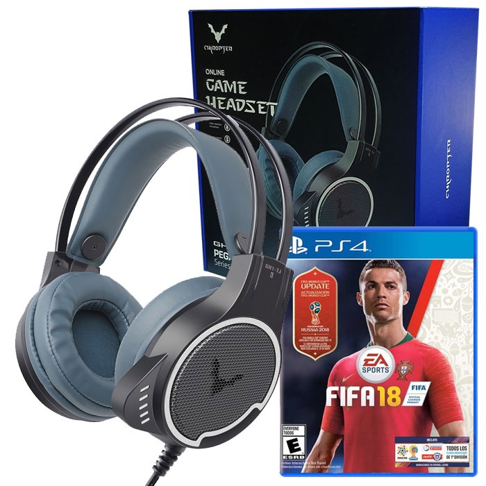 Audifono Juego Online Gh1-Tj + Juego FIFA 18 